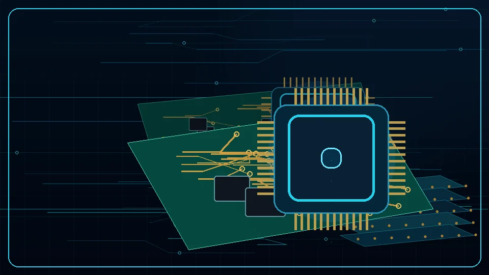 Component Placement technical rendering
