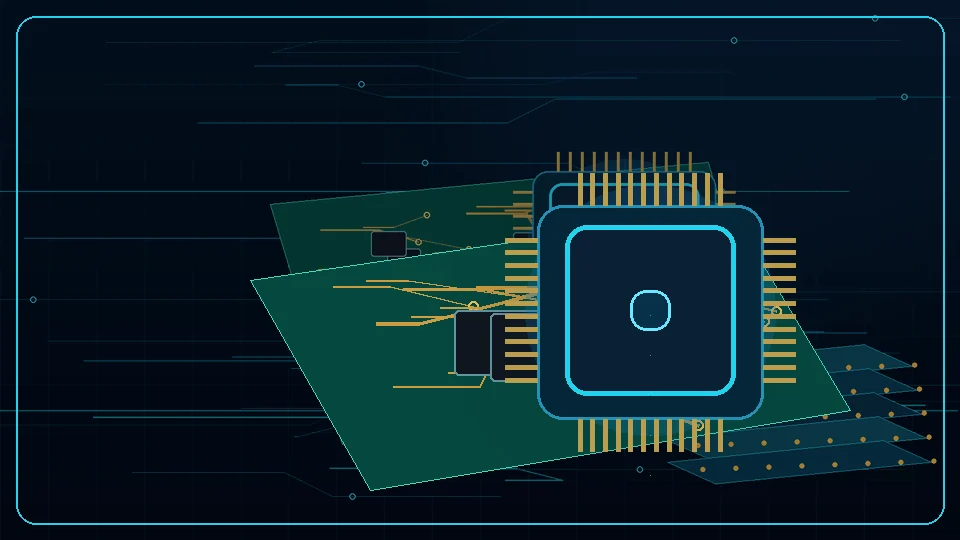 HDI, Flex & Rigid-Flex technical rendering