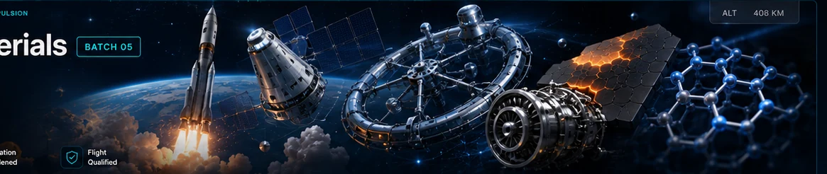 Space & Propulsion materials visual