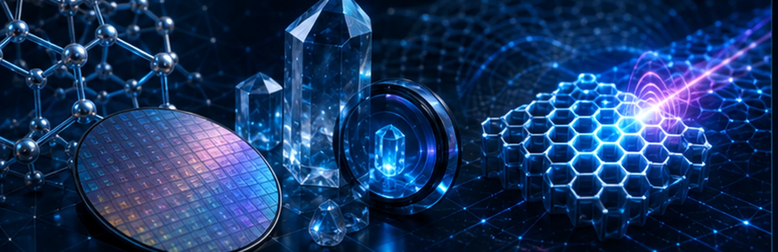 Crystals & Electronic Materials visual concept crop