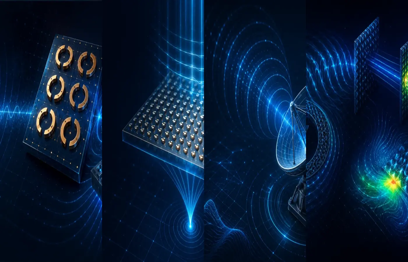 Metamaterials & Metalenses visual concept crop