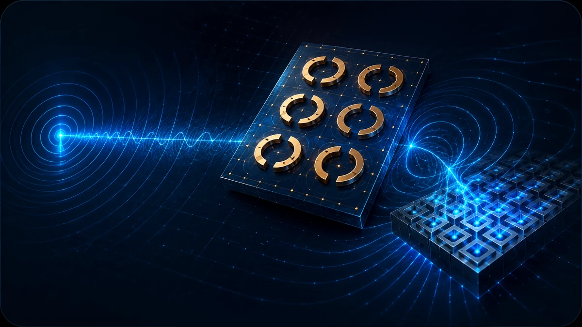 EM & RF Metamaterials engineering visual