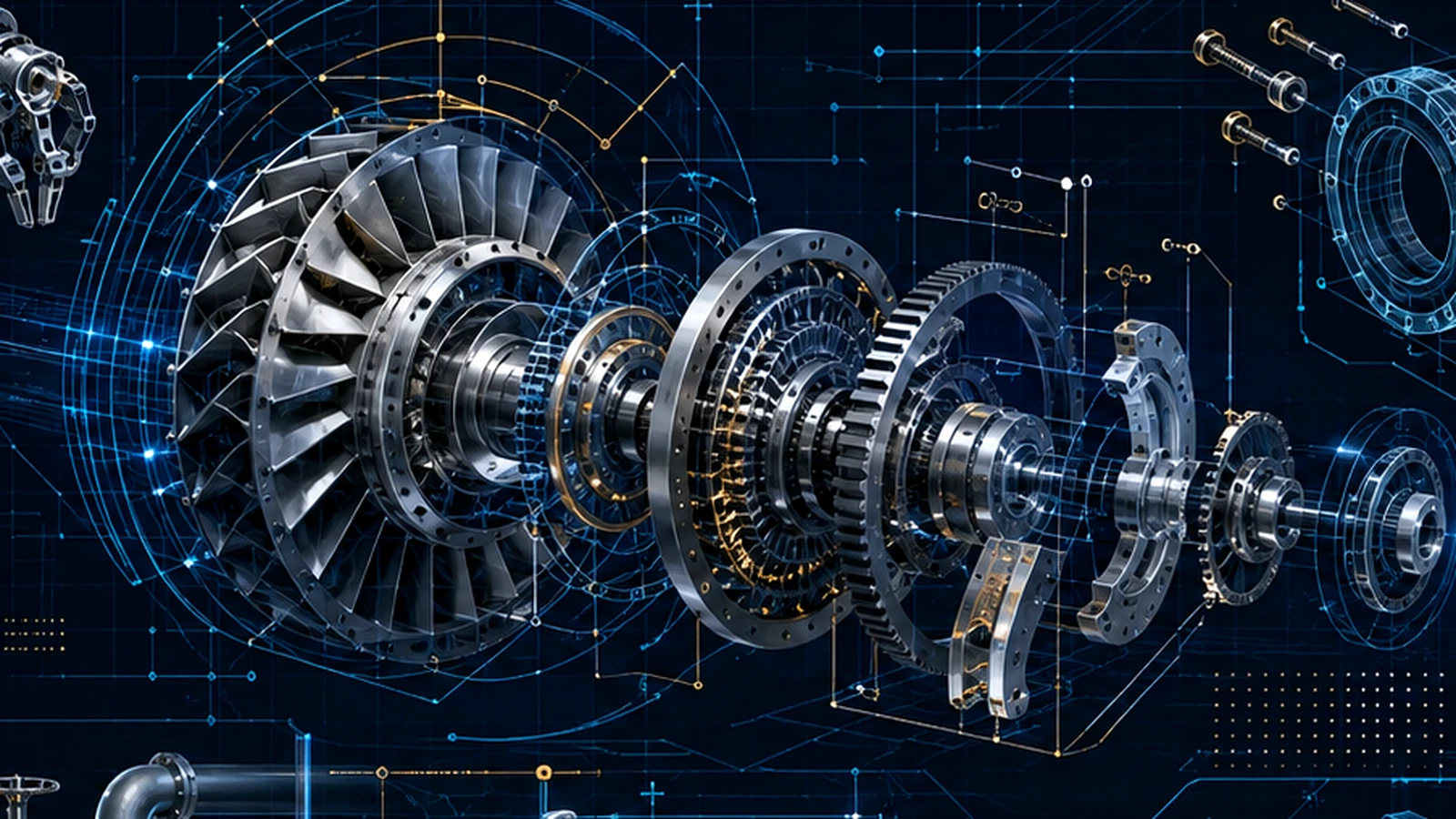 Mechanisms, Kinematics & Motion Systems engineering rendering