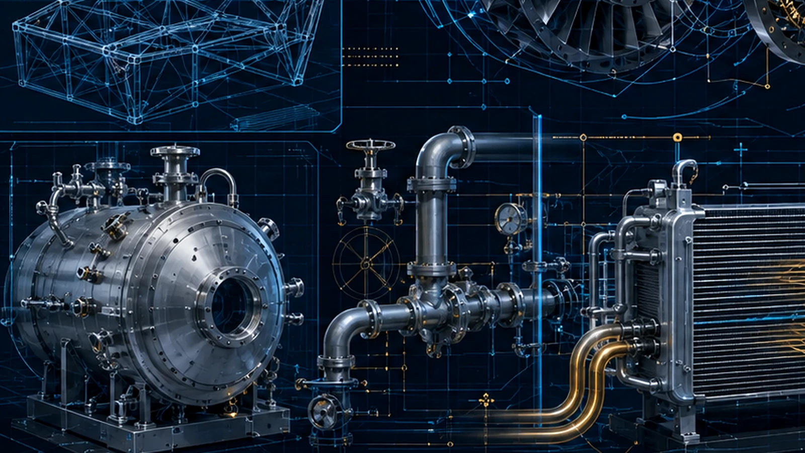 Vacuum & Pressure Systems engineering rendering