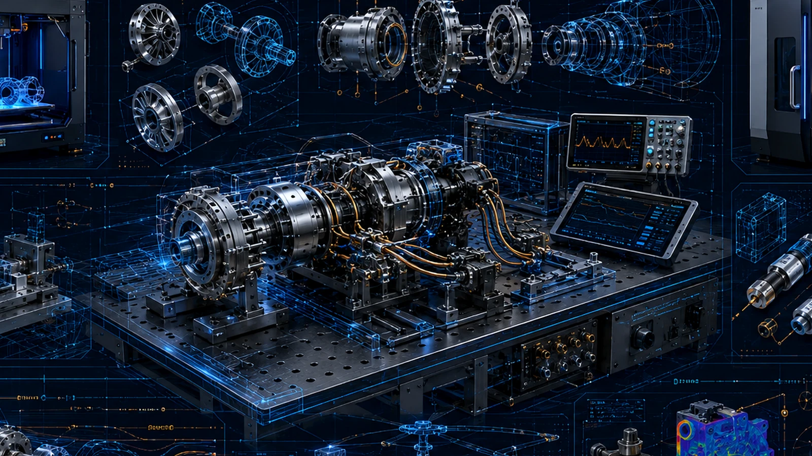 Mechanical Test, Instrumentation & Validation engineering rendering