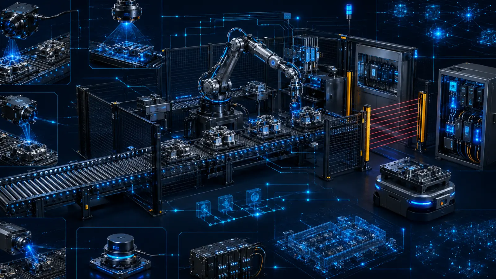 Industrial Automation, Machine Vision & Autonomous Systems engineering rendering