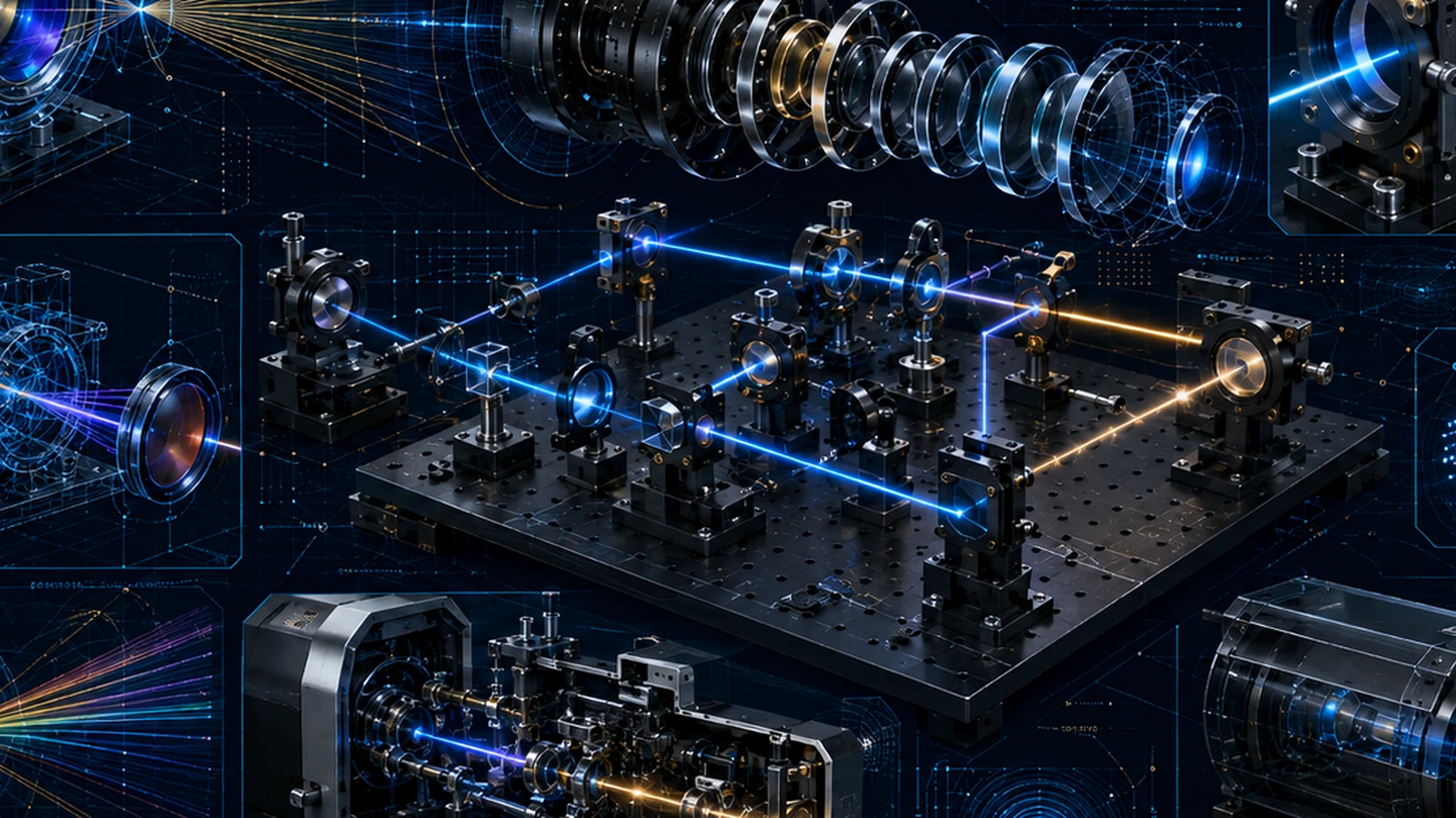 Optomechanical Systems engineering rendering
