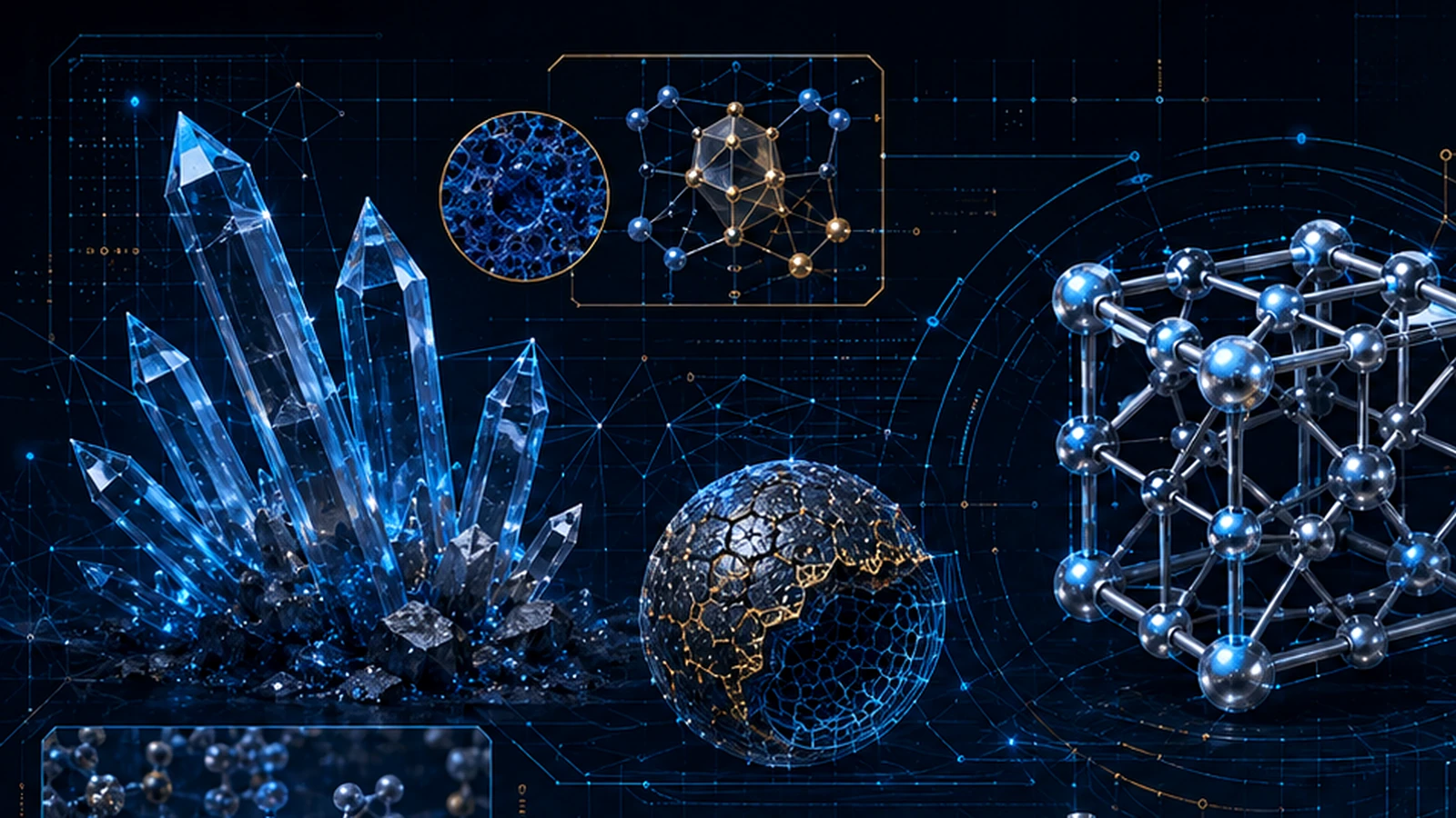 Optical Materials, Crystals & Coatings engineering rendering