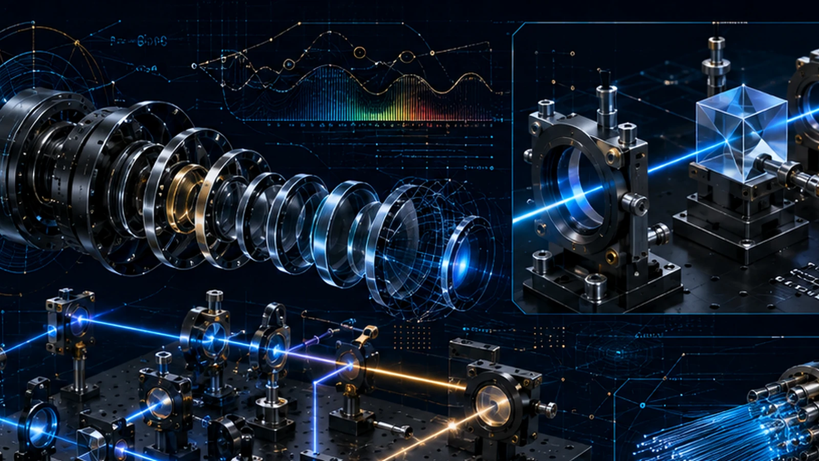 Adaptive Optics & Wavefront Control engineering rendering